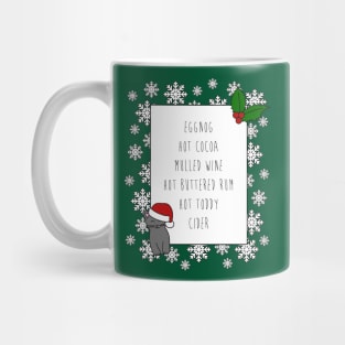 Classic Christmas Drinks Mug